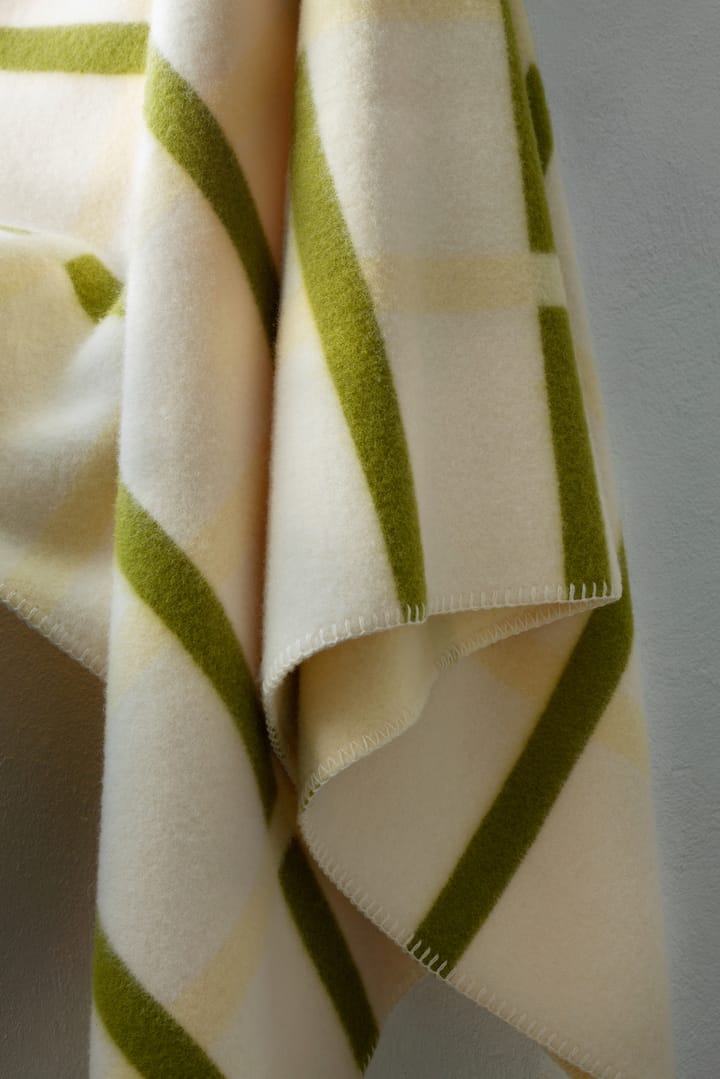 Knut teppe 135x200 cm, Lime Røros Tweed