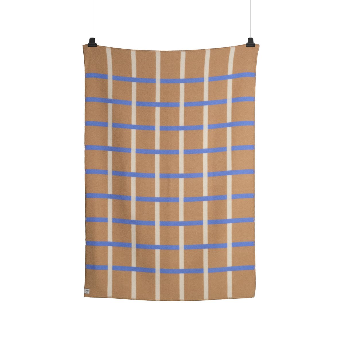 Rros Tweed Knut teppe 135x200 cm Taupe | Skandinavisk Design | Ullpledd | Brun