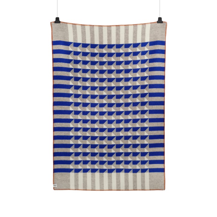 Kvam teppe 135x200 cm - Blue - Røros Tweed