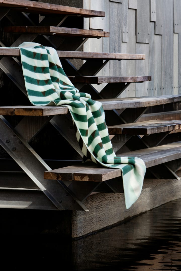 Kvam teppe 135x200 cm, Green Røros Tweed