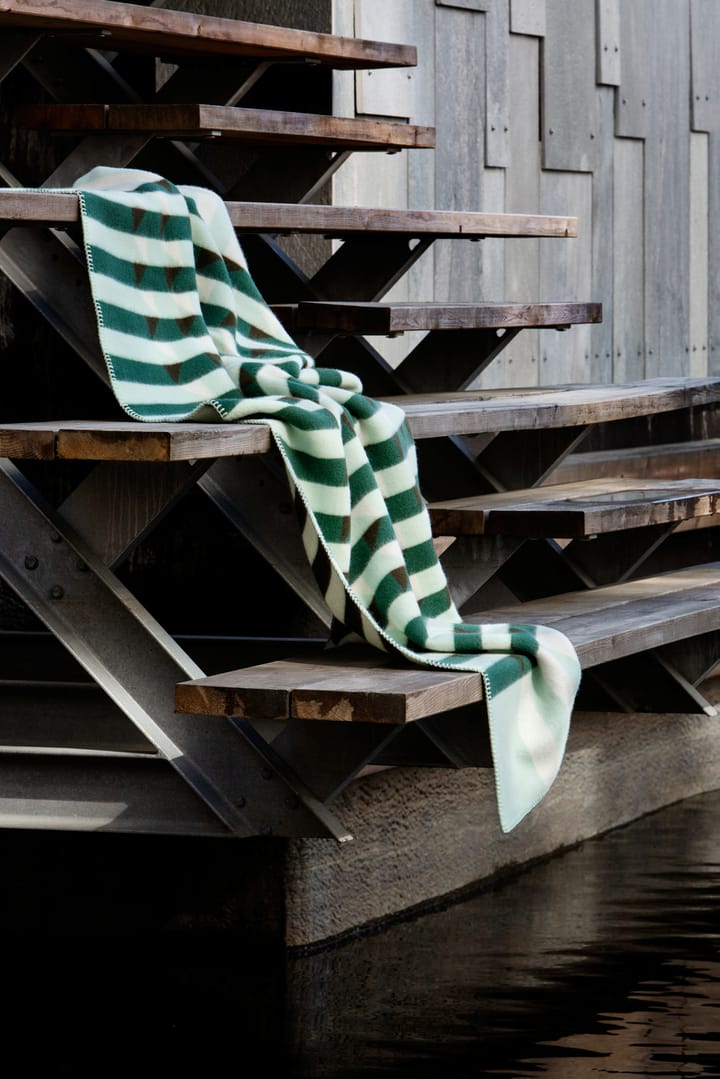 Kvam teppe 135x200 cm - Green - Røros Tweed