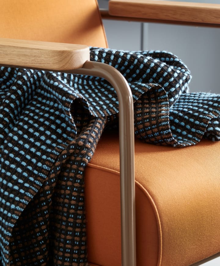 Lofoten pledd 150x210 cm, Blue-mule Røros Tweed