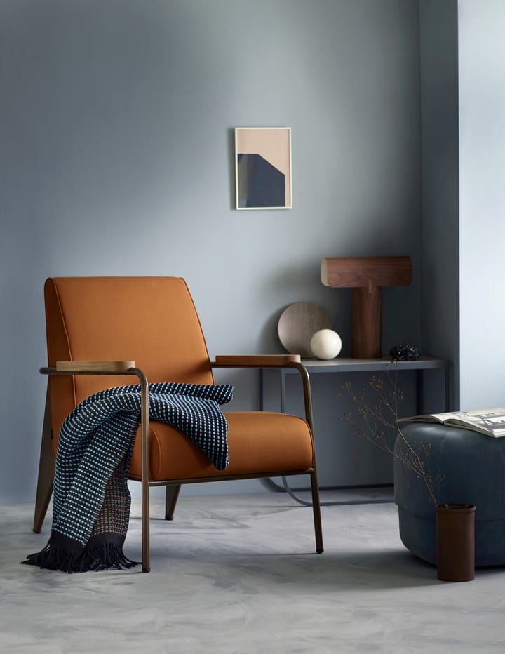 Lofoten pledd 150x210 cm, Blue-mule Røros Tweed