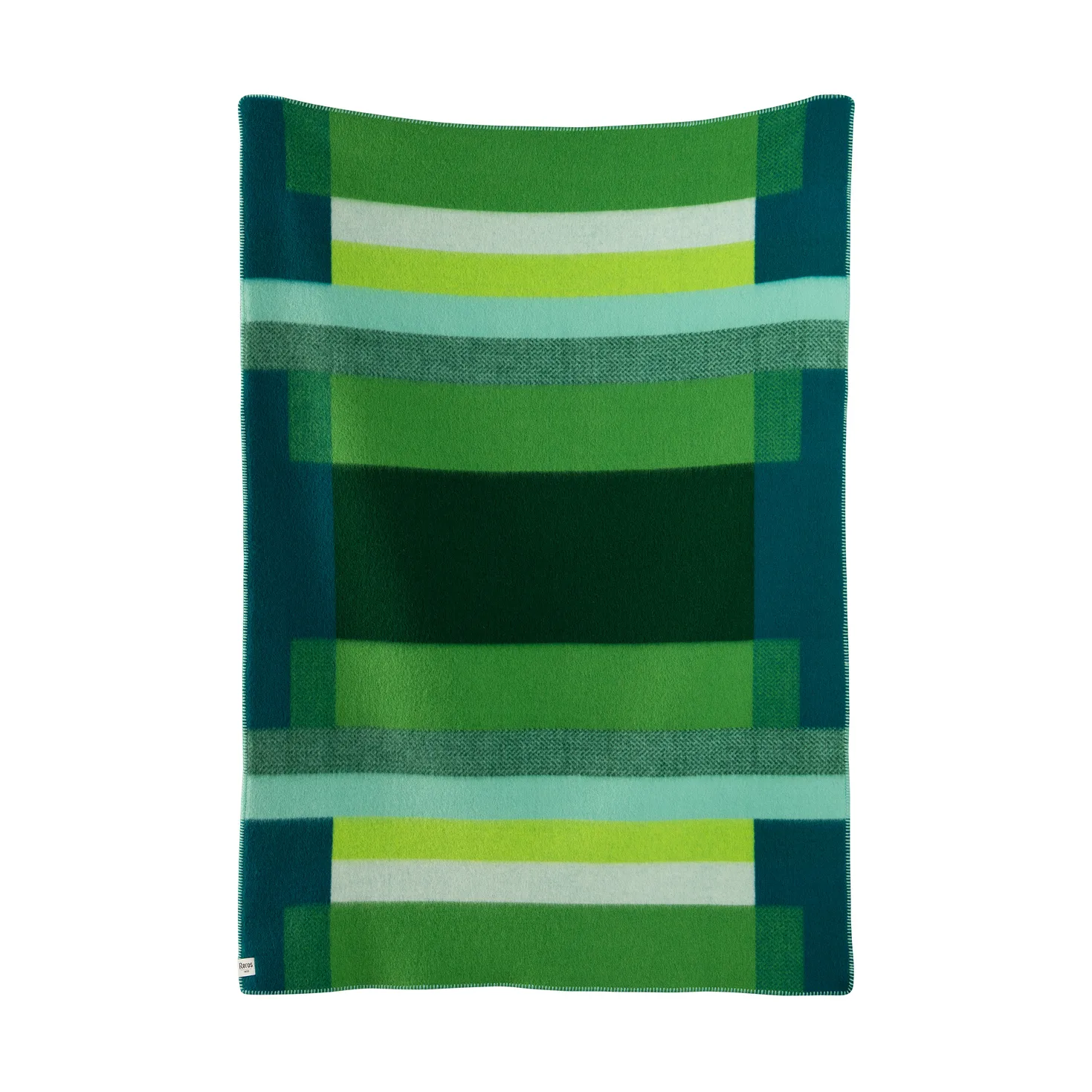 Mikkel teppe 135x200 cm, Green Røros Tweed