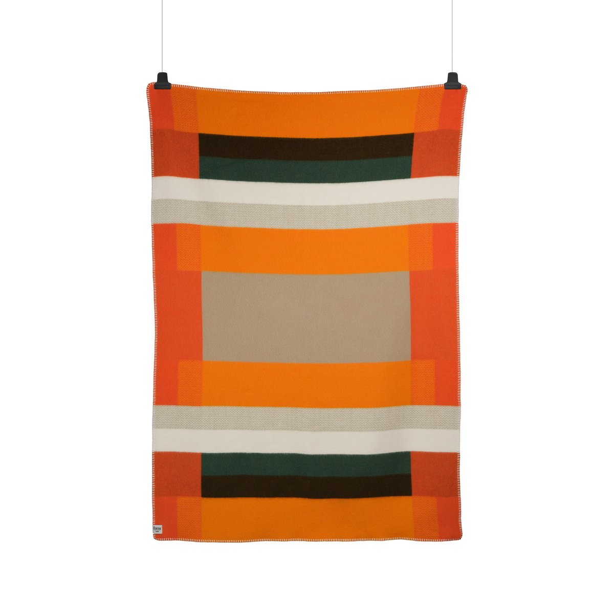 Bilde av Røros Tweed Mikkel teppe 135x200 cm Orange