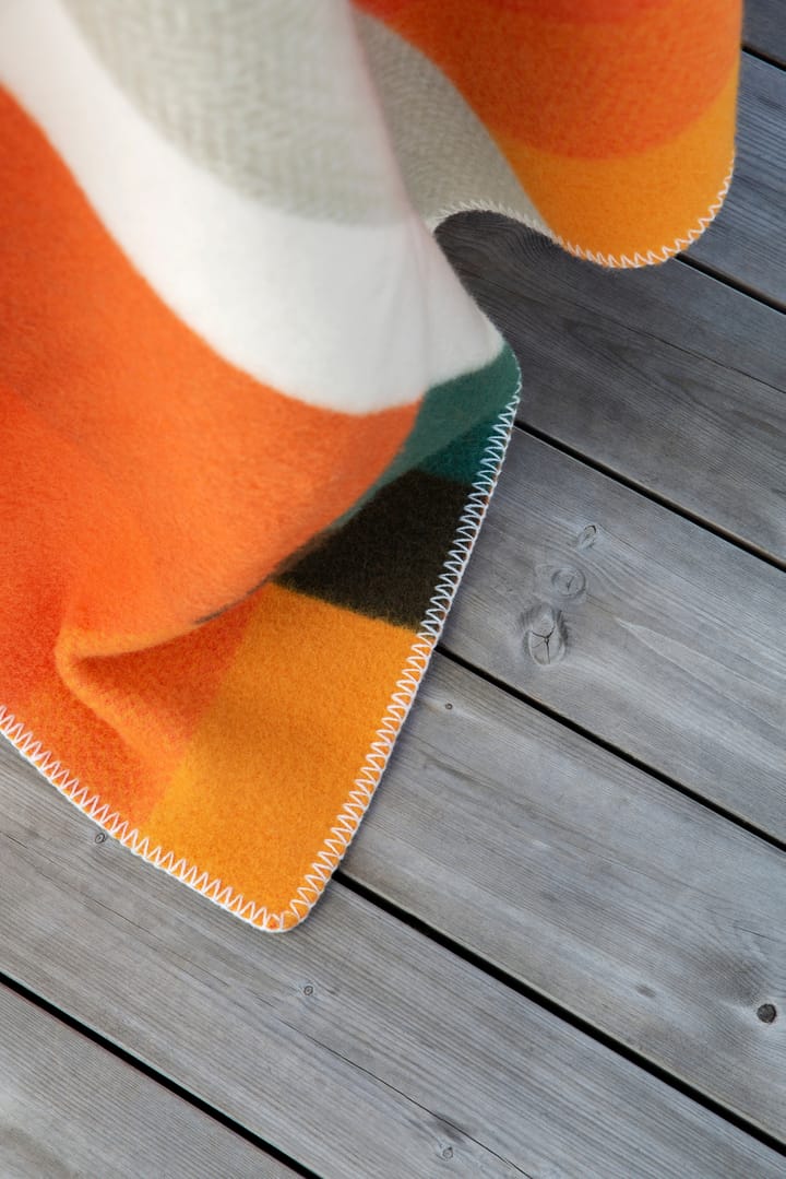 Mikkel teppe 135x200 cm, Orange Røros Tweed