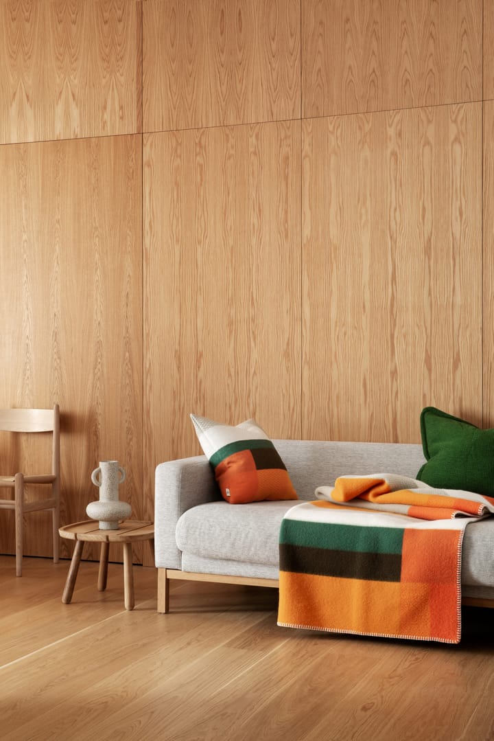 Mikkel teppe 135x200 cm, Orange Røros Tweed
