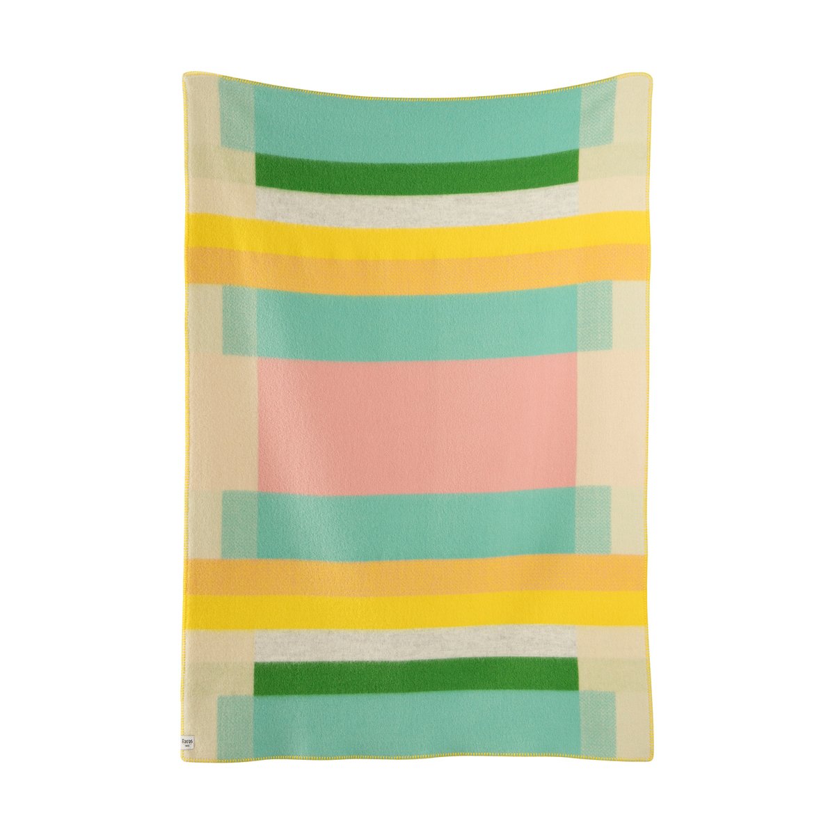 Rros Tweed Mikkel teppe 135x200 cm Pastel | Skandinavisk Design | Ullpledd | Multi