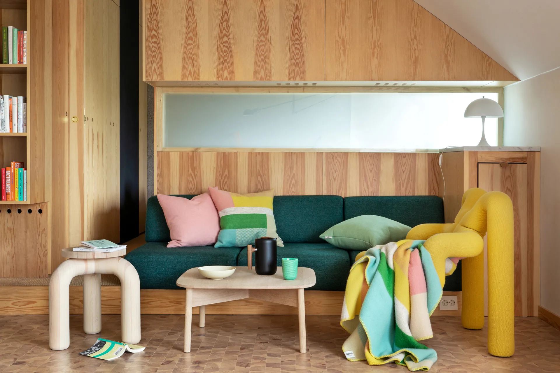 Mikkel teppe 135x200 cm, Pastel Røros Tweed