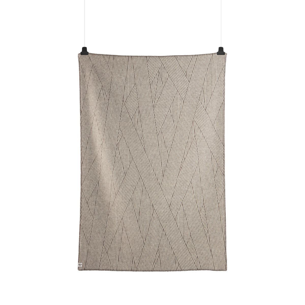 Bilde av Røros Tweed Naturpledd teppe 135x200 cm Nøste