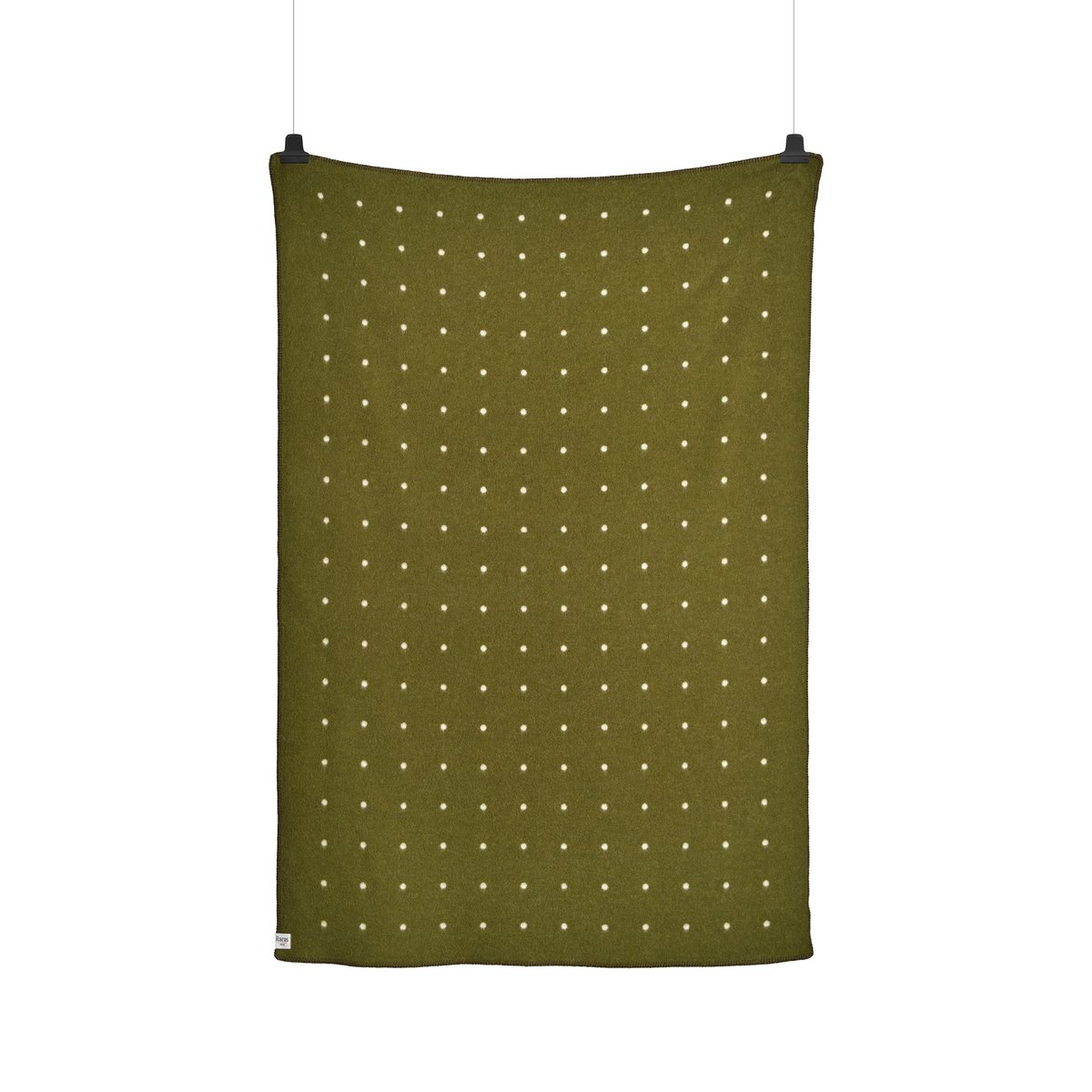 Bilde av Røros Tweed Pastille teppe 135x200 cm Green moss