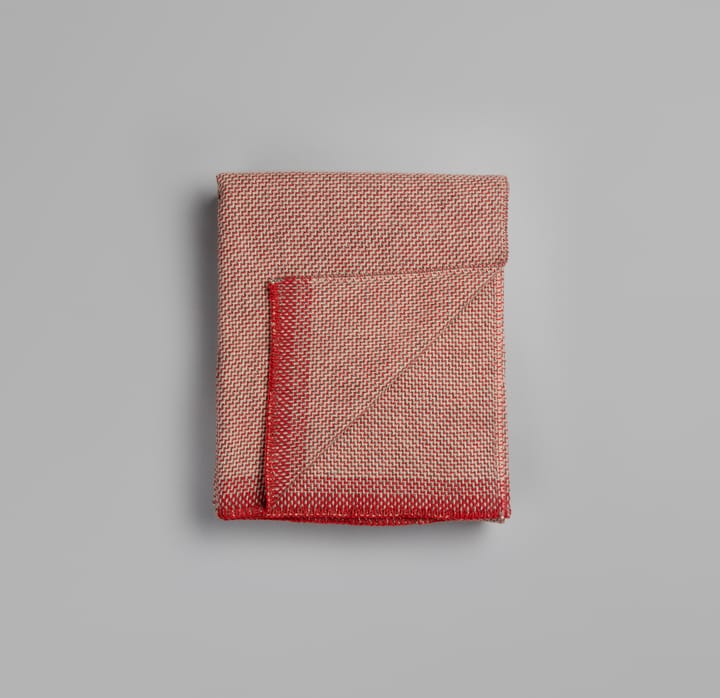 Una teppe 150x200 cm - Light red - Røros Tweed