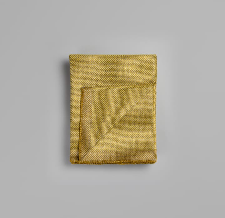 Una teppe 150x200 cm - Ocher - Røros Tweed