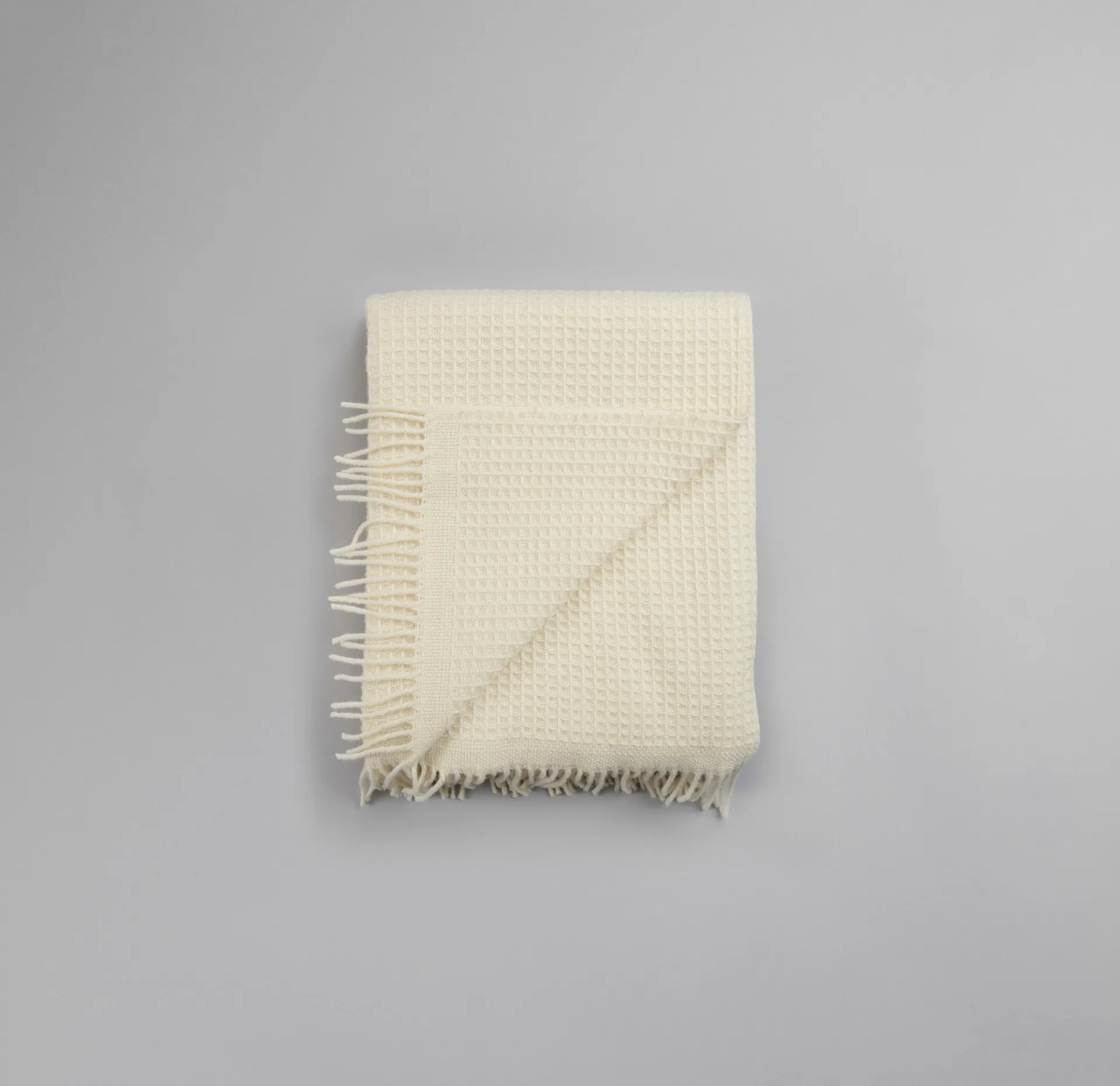 Vega pledd 150x210 cm, Natural Røros Tweed