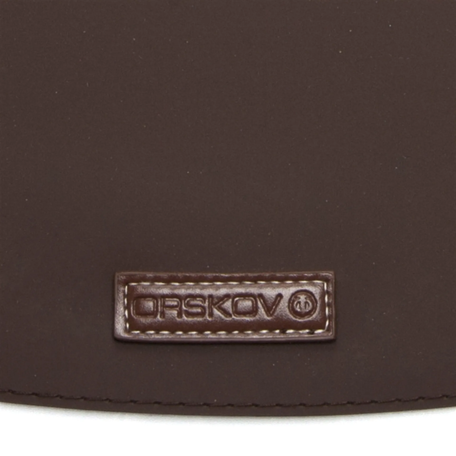 Rubber spisebrikke oval, brun Ørskov