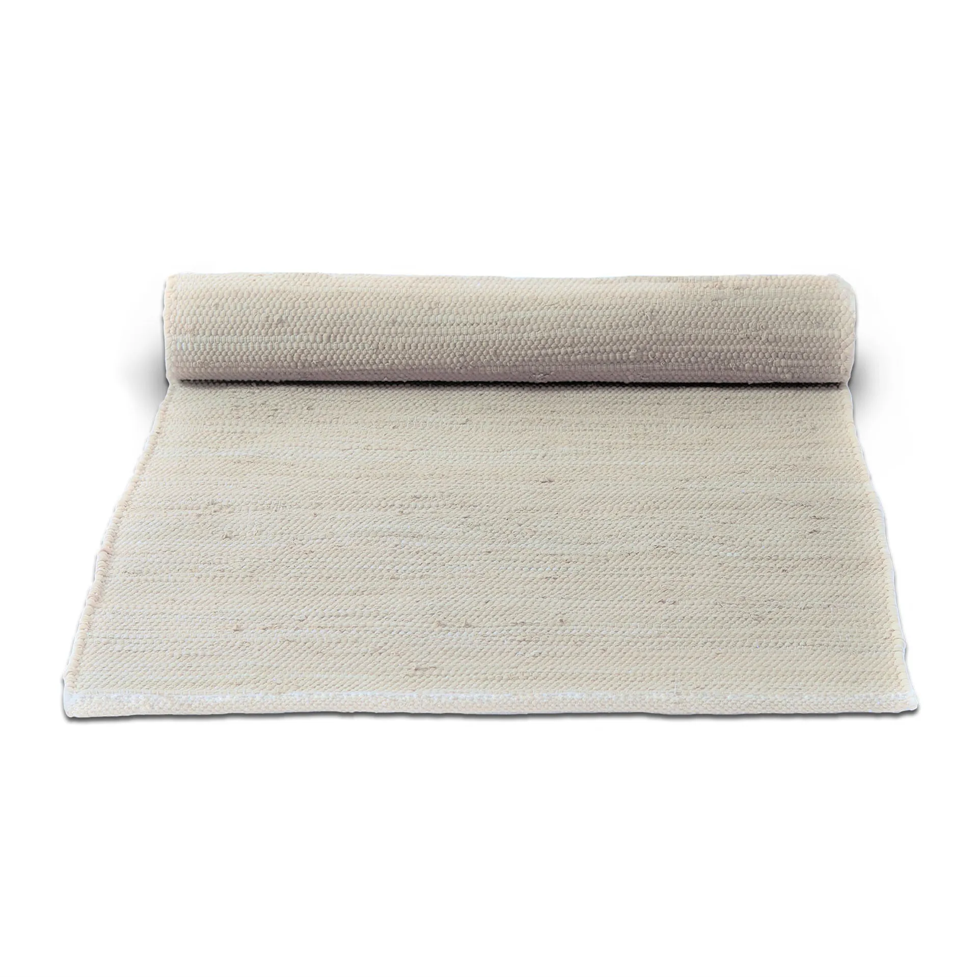 Cotton teppe 140 x 200 cm, desert white (hvit) Rug Solid