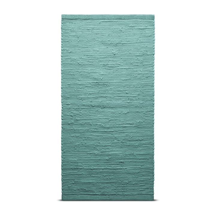 Cotton teppe 140 x 200 cm - Dusty jade (mint) - Rug Solid