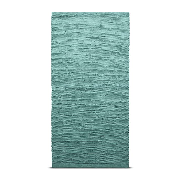 Cotton teppe 140 x 200 cm - Dusty jade (mint) - Rug Solid