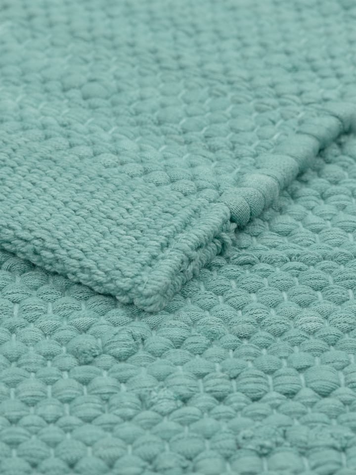 Cotton teppe 140 x 200 cm - Dusty jade (mint) - Rug Solid