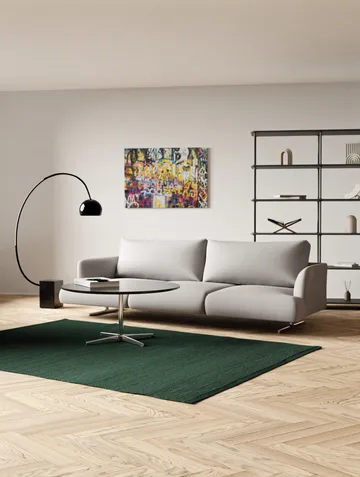 Cotton teppe 140 x 200 cm - Moss - Rug Solid