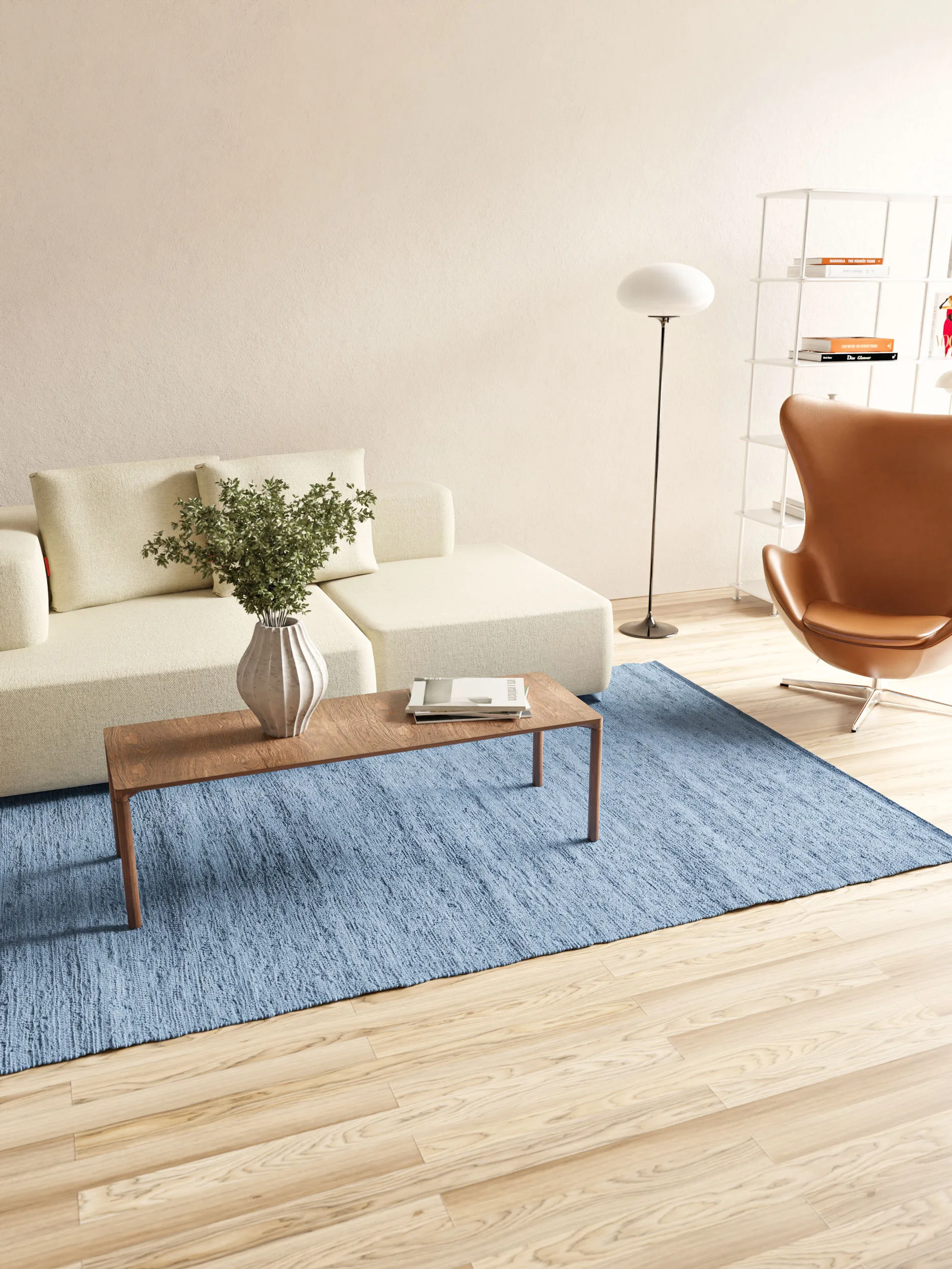 Cotton teppe 140 x 200 cm, Pacific Rug Solid
