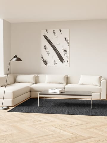 Cotton teppe 170 x 240 cm - Charcoal - Rug Solid