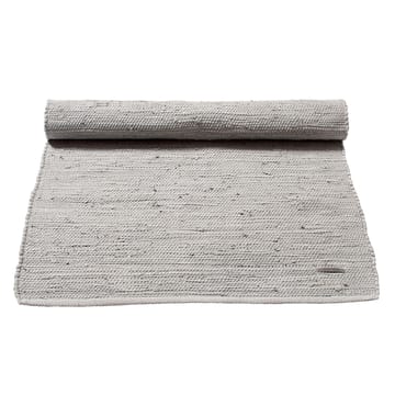Cotton teppe 170 x 240 cm - light grey (lysegrå) - Rug Solid