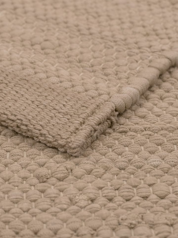 Cotton teppe 170 x 240 cm - Nougat - Rug Solid