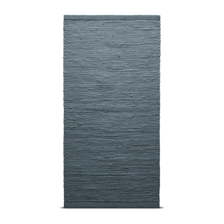 Cotton teppe 170 x 240 cm - steel grey (grå) - Rug Solid