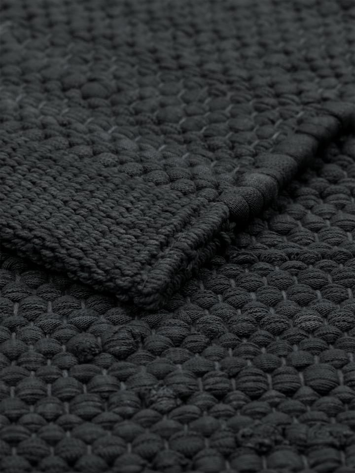 Cotton teppe 60 x 90 cm, Charcoal Rug Solid