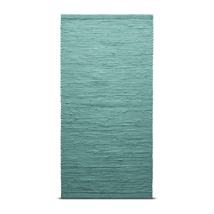 Cotton teppe 60 x 90 cm - Dusty jade (mint) - Rug Solid