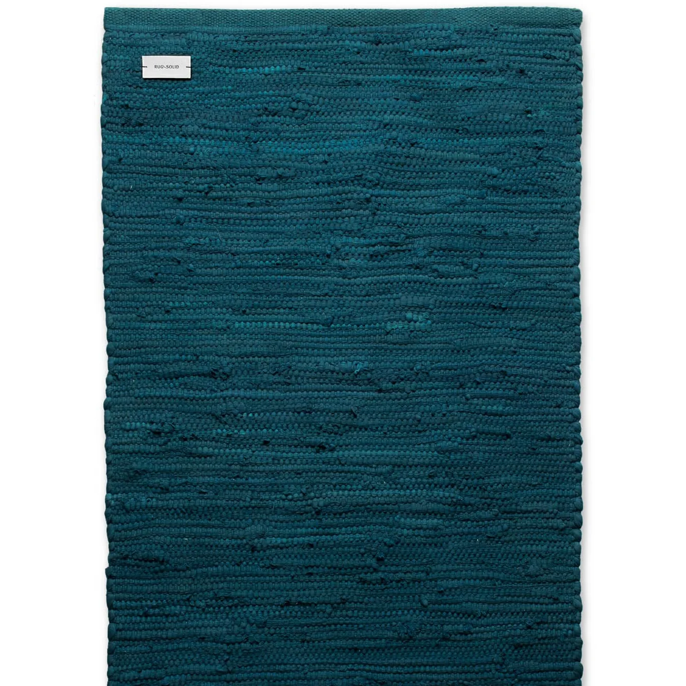 Cotton teppe 60 x 90 cm, Petroleum (petrolblå) Rug Solid