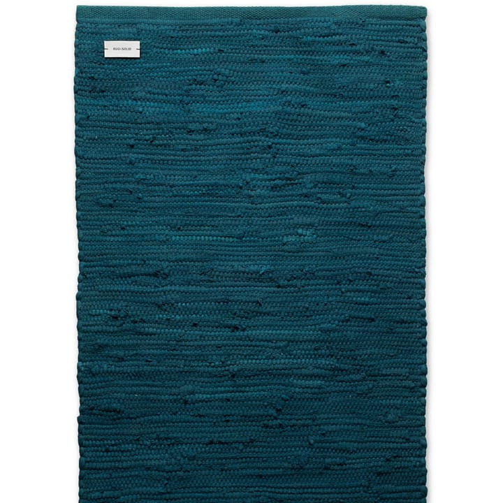 Cotton teppe 60 x 90 cm, Petroleum (petrolblå) Rug Solid
