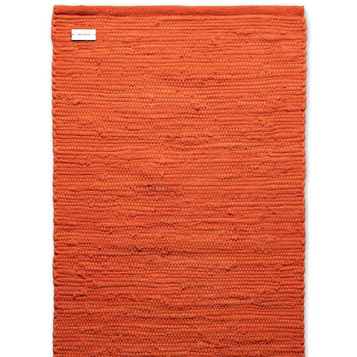 Cotton teppe 60 x 90 cm - Solar oransje (oransje) - Rug Solid