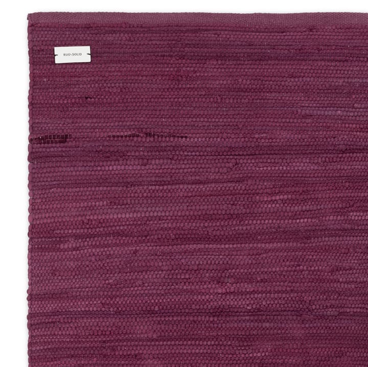 Cotton teppe 65 x 135 cm - Bold Raspberry (mørkerosa) - Rug Solid