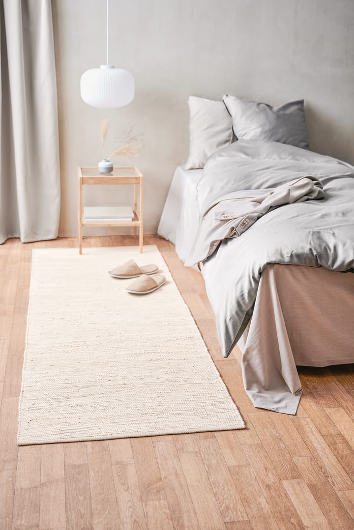 Cotton teppe 65 x 135 cm, desert white (hvit) Rug Solid