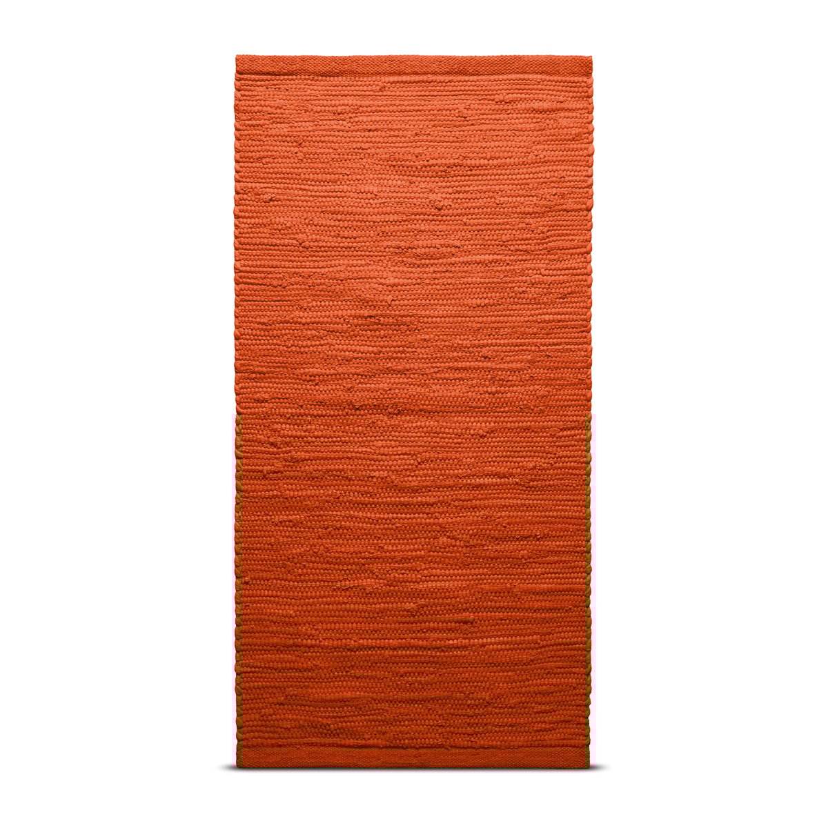 Bilde av Rug Solid Cotton teppe 65 x 135 cm Solar oransje (oransje)