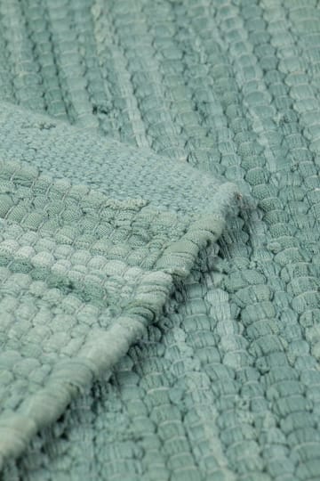 Cotton teppe 75 x 200 cm - Dusty jade (mint) - Rug Solid