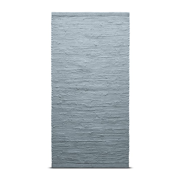 Cotton teppe 75 x 200 cm - light grey (lysegrå) - Rug Solid