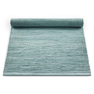 Cotton teppe 75 x 300 cm - Dusty jade (mint) - Rug Solid