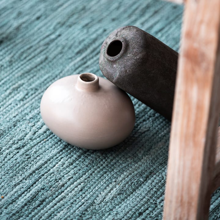 Cotton teppe 75 x 300 cm, Dusty jade (mint) Rug Solid