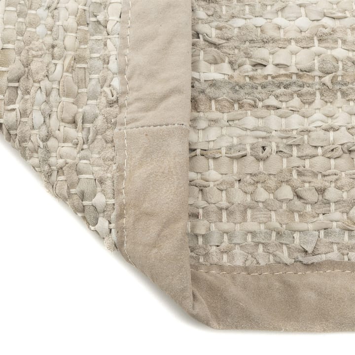 Leather gulvteppe 140x200 cm, beige Rug Solid