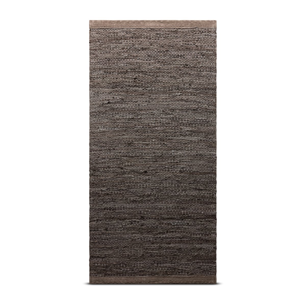 Bilde av Rug Solid Leather gulvteppe 140x200 cm Wood (brun)