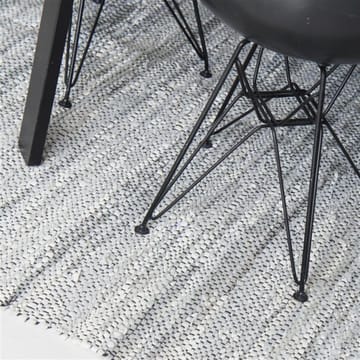 Leather gulvteppe 170x240 cm - light grey (lysegrå) - Rug Solid