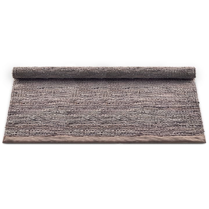Leather gulvteppe 200x300 cm, Wood (brun) Rug Solid