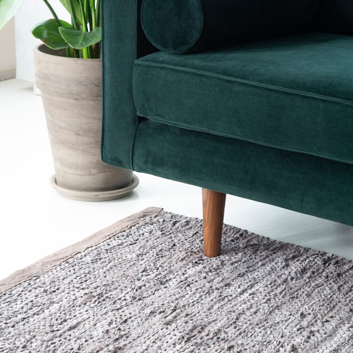 Leather gulvteppe 200x300 cm, Wood (brun) Rug Solid