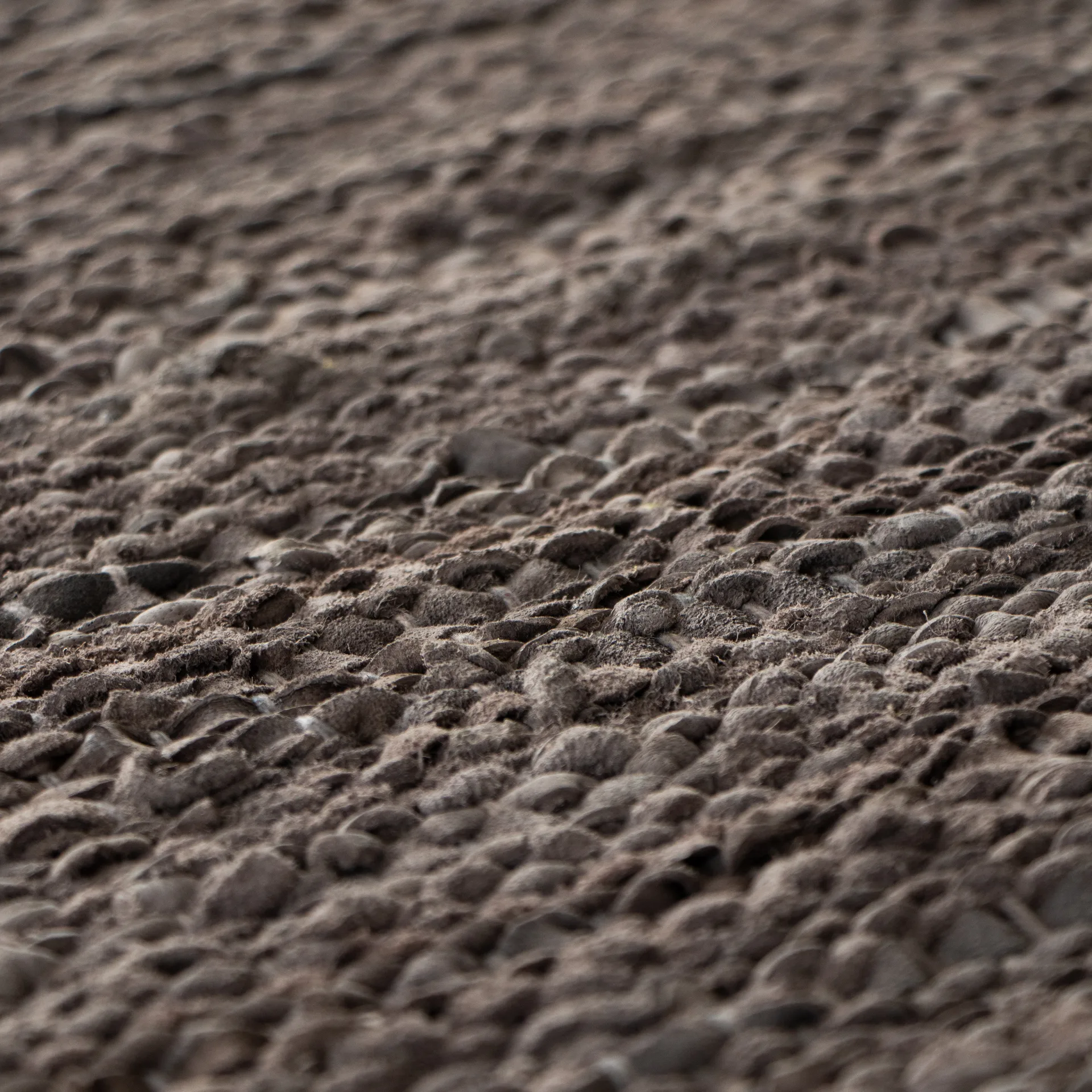 Leather gulvteppe 60x90 cm, Wood (brun) Rug Solid