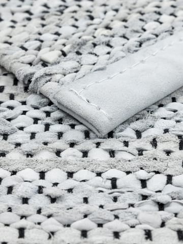 Leather gulvteppe 65x135 cm - light grey (lysegrå) - Rug Solid