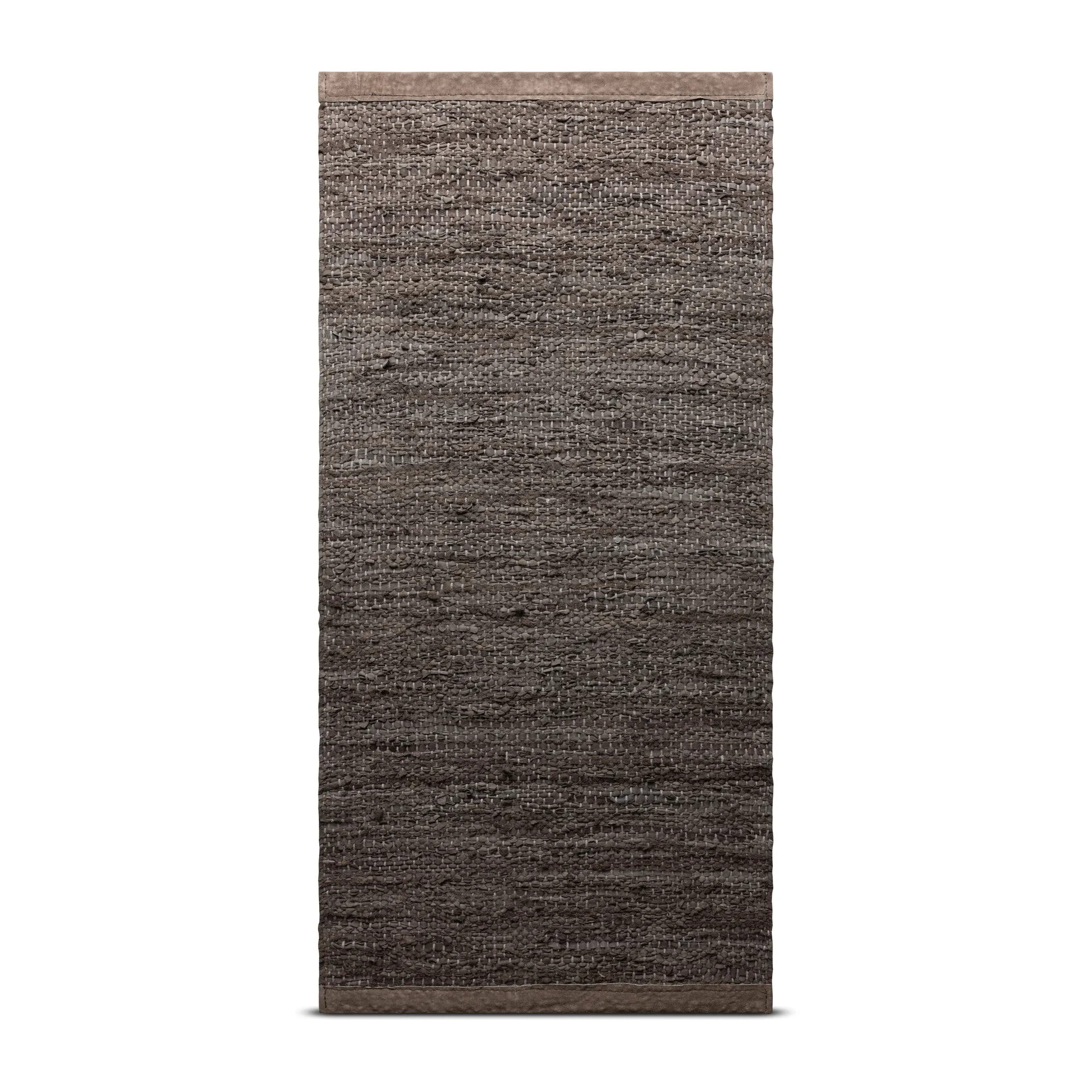 Leather gulvteppe 75x200 cm, Wood (brun) Rug Solid