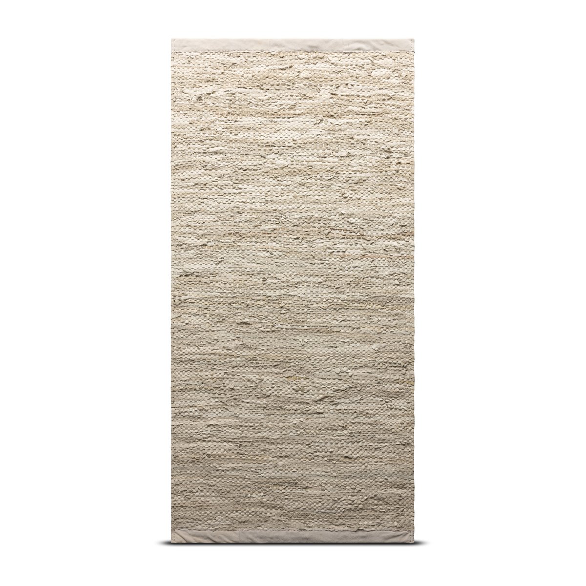 Bilde av Rug Solid Leather gulvteppe 75x300 cm beige